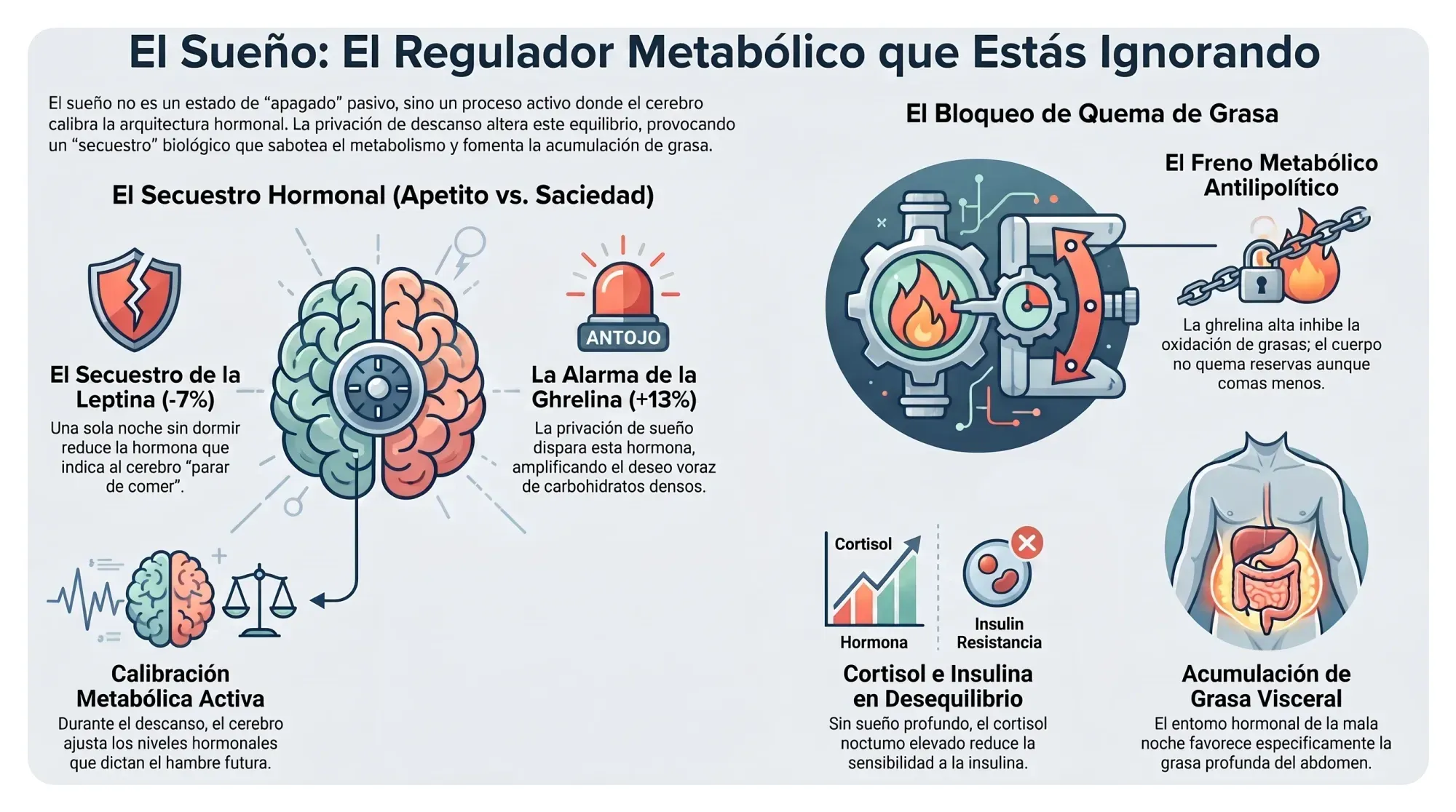 Sueño, comer emocional y metabolismo